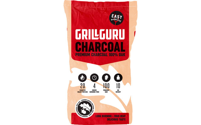 Carbón Premium de Roble Grill Guru 10 kg