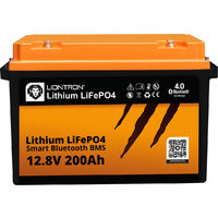Liontron LiFeP04 smart bluetooth BMS lithiumbatterij 12,8 V / 200 Ah