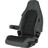 Sportscraft Sitz S10.1 Tavoc 2 grau/schwarz Beifahrerseite