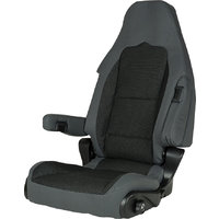 Sportscraft Sitz S10.1 Tavoc 2 grau/schwarz Fahrerseite