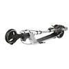 Globber One K 165 folding scooter with handbrake silver