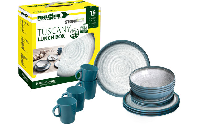 Brunner Tuscany Lunch Box Tableware Set 16 pcs.