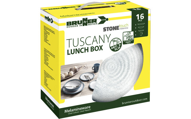 Brunner Tuscany Lunch Box Tableware Set