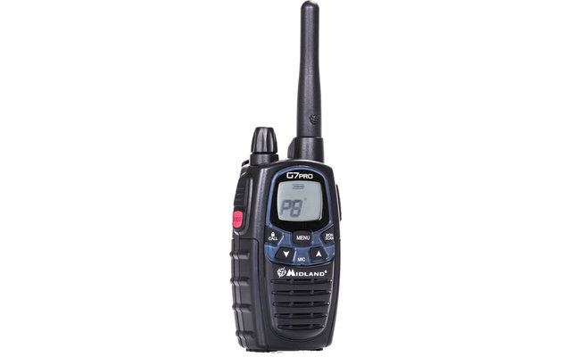 Midland G7 Pro PMR446 walkie-talkie incl. baterías y cargador