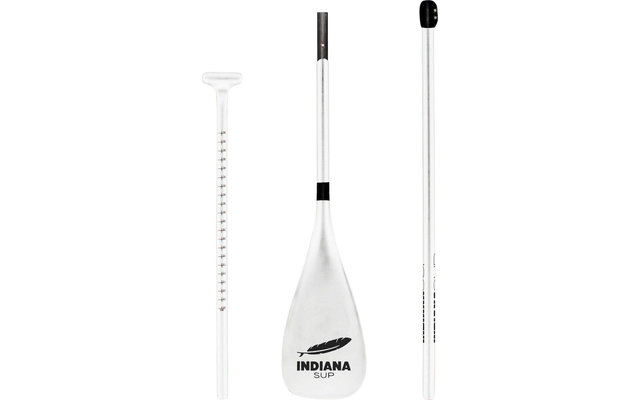 Indiana 81 ln2 Rame télescopique en carbone pour planche de Stand Up Paddling blanche
