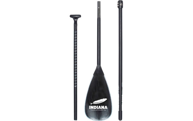 Indiana Family Pack 12'0 aufblasbares Stand Up Paddling-Board inkl. Paddel und Luftpumpe Grau