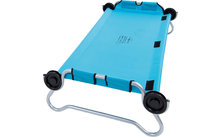Catre individual Disc-O-Bed Kid-O-Bed de marco redondo sin bolsillo lateral, azul