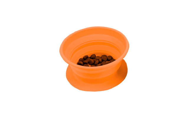 Disc-O-Bed Dog-Bowl Foldable Silicone Food Bowl Set 2 Pieces