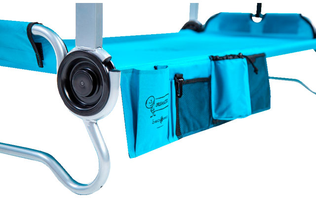 Disc-O-Bed Seitentasche / Organizer für  Kid-O-Bed Einzelbett blau