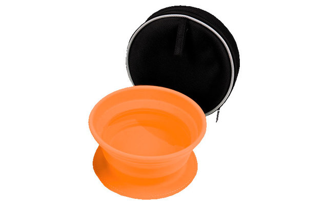 Disc-O-Bed Dog-Bowl Foldable Silicone Food Bowl Set 2 Pieces