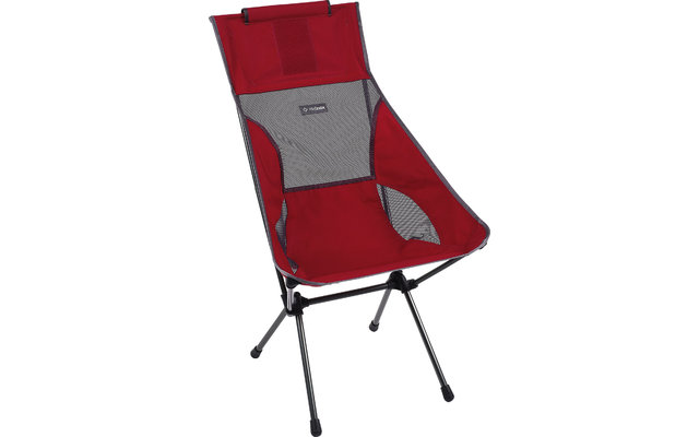 Helinox Sunset Chair Camping Chair Scarlet / Iron