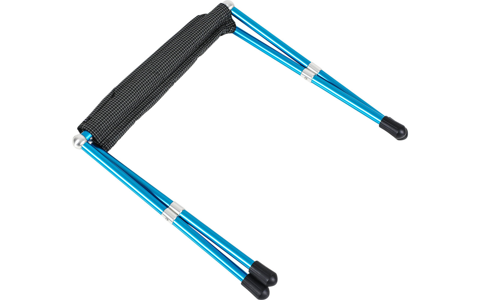 Blau-schwarzer Greifhilfe mit zwei Stangen und schwarzem Griff