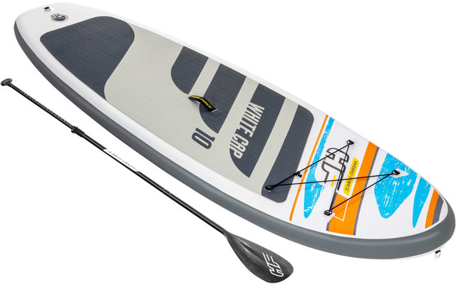 Bestway White Cap SUP inflatable stand-up paddling board incl. paddle and air pump