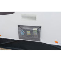 Dometic Single Radkastenabdeckung / Bodenschürze 75 x 50 cm grau