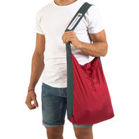 Ticket to the Moon Eco Bag Medium 15 Liter Burgundy / Dark Green