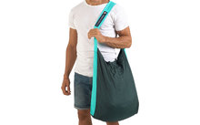 Ticket to the Moon Eco Bag Large Shoulder Bag 30 Liter Dark Green / Turquoise