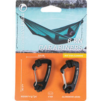 Ticket To The Moon 6kN Aluminium Karabiner f&uuml;r Ausr&uuml;stung und leichte H&auml;ngematte 2 St&uuml;ck