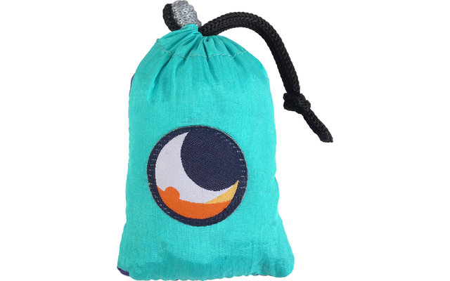 Ticket to the Moon Eco Bag Small Umhängetasche 10 Liter Turquoise / Purple