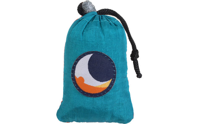 Ticket to the Moon Eco Bag Small Shoulder Bag 10 Liter Aqua / Orange