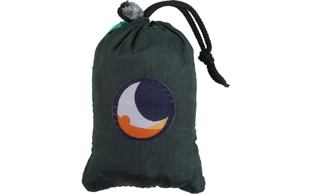Ticket to the Moon Eco Bag Medium 15 litres vert foncé / turquois