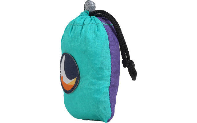 Ticket to the Moon Eco Bag Small Shoulder Bag 10 Liter Turquoise / Purple
