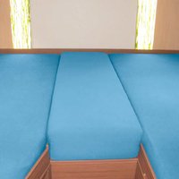 Ensemble de draps-housses pour lit arrière 3-pièces Steel Blue