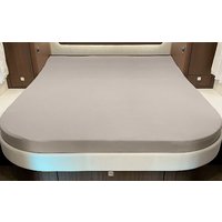 Sábana bajera para cama de matrimonio con redondeo o esquina de basalto