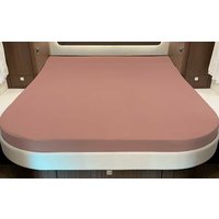 Sábana bajera para cama de matrimonio con redondeado o esquina Macchiato