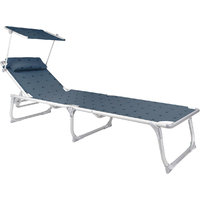 Berger ligstoel blauw
