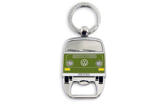 VW Collection T2 Bulli portachiavi con apribottiglie verde