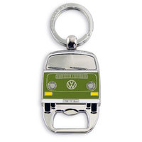 VW Collectie T2 Bulli sleutelhanger met flesopener groen