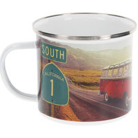 VW Collection T1 Bulli Emaille Tasse 500 ml Highway 1