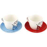 VW Collection T1 Bulli Espresso Tassen Set 2 Stück 100 ml