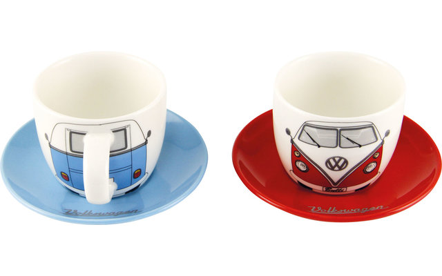 VW Collection T1 Bulli espresso cups set 2 pieces