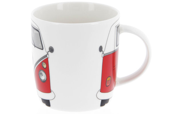 VW T1 Bulli coffee cup 370 ml red
