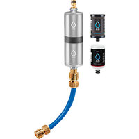 Alb Filter Fusion Active+Nano Drinking Water Filter - Camping Set: Mobile with Case - Silver