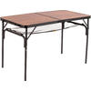 Bo-Camp Industrial Table pliante en aluminium 120 x 60 cm