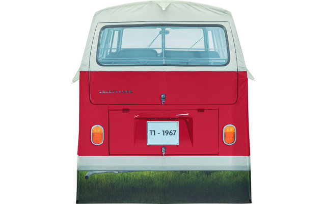 VW Collection T1 Bulli Tunnel Tent Red
