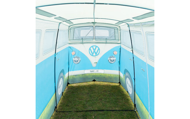 VW Collectie T1 Bulli Tunnel Tent Blauw