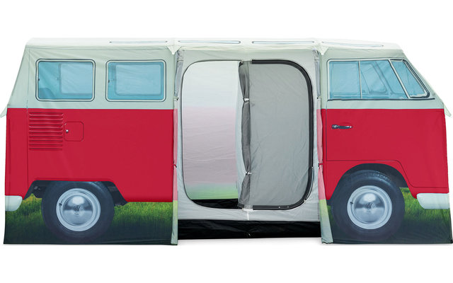 VW Collectie T1 Bulli Tunnel Tent Rood