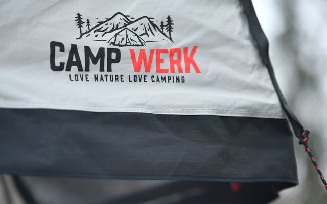 Tente de toit Campwerk Adventure 140 Gris clair
