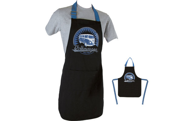 VW Collection T1 Bulli Cooking Apron black