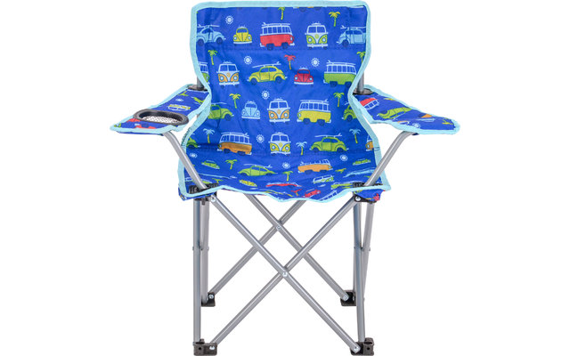 VW collectie T1 bulli campingstoel voor kinderen blauw