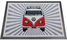 VW Collection T1 Bulli Strahlen Fußmatte Rot 70 x 50 cm