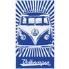 VW Collection T1 Bulli Strandtuch 160 x 90 cm Blau / Weiß