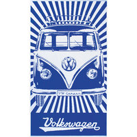 Toalla de playa VW Collection T1 Bulli 160 x 90 cm Azul / Blanco