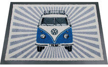 VW Collection T1 Bulli Rays Doormat Blue 70 x 50 cm