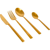 Set de couverts en acier inoxydable doré 16 pcs. Industrial Bo-Camp