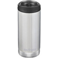 Klean Kanteen TKWide Edelstahl Thermoflasche 355 ml Silber