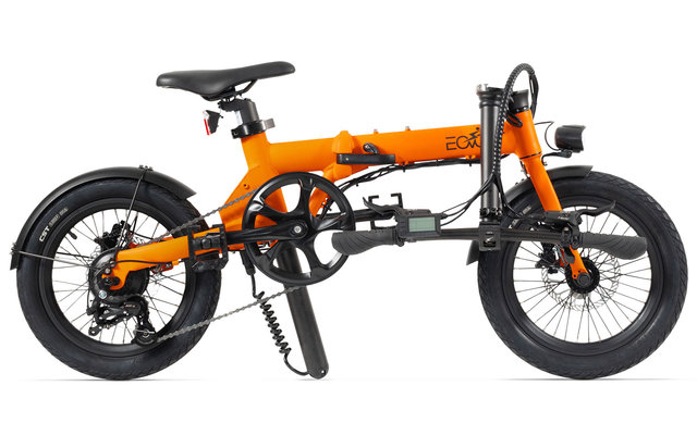 Eovolt City 4 Speed vélo électrique pliable 16" orange